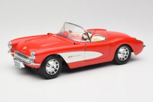 Chevrolet Corvette C1 Roadster Rød Bburago 1:18 3024 Metal