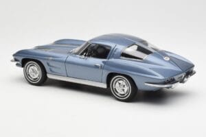 Chevrolet Corvette C2 Blågrå Metallic AUTOart 1:18 71182 Metal — billede 7 af 8