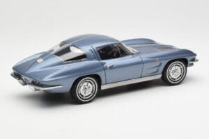 Chevrolet Corvette C2 Blågrå Metallic AUTOart 1:18 71182 Metal — billede 3 af 8