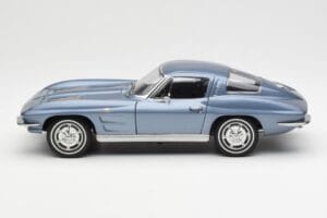 Chevrolet Corvette C2 Blågrå Metallic AUTOart 1:18 71182 Metal — billede 4 af 8