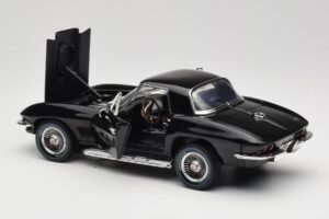 Chevrolet Corvette C2 Sort American Muscle 1:18 AMM1099/06 Metal — billede 5 af 8