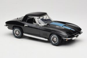 Chevrolet Corvette C2 Sort American Muscle 1:18 AMM1099/06 Metal — billede 6 af 8