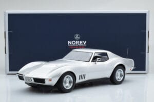 Chevrolet Corvette C3 Sølv Norev 1:18 189032 Metal — billede 6 af 6
