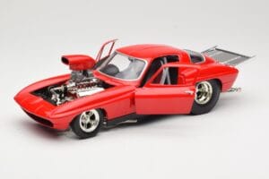 Chevrolet Corvette C3 Dragster Rød Hot Wheels 1:18 29226 Metal — billede 2 af 8