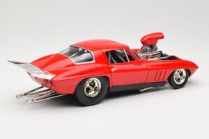 Chevrolet Corvette C3 Dragster Rød Hot Wheels 1:18 29226 Metal — billede 3 af 8
