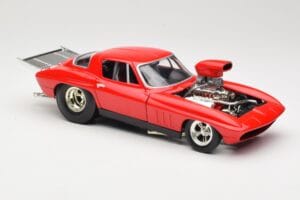 Chevrolet Corvette C3 Dragster Rød Hot Wheels 1:18 29226 Metal — billede 6 af 8