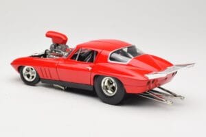 Chevrolet Corvette C3 Dragster Rød Hot Wheels 1:18 29226 Metal — billede 7 af 8