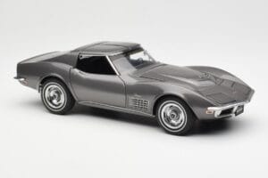 Chevrolet Corvette C3 Spider Laguna Grå Metallic AUTOart 1:18 71173 Metal — billede 6 af 8