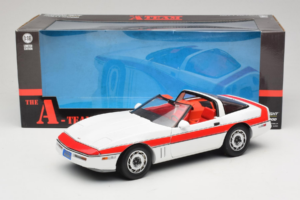 Chevrolet Corvette C4 A-Team Hvid GreenLight 1:18 13532 Metal — billede 8 af 8