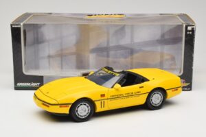 Chevrolet Corvette C4 Indianapolis 500 Pace Car Gul Greenlight 1:18 11801-06 Metal — billede 8 af 8