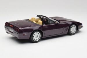 Chevrolet Corvette C4 LT4 Cabriolet Lilla Metallic Maisto 1:18 50277 Metal — billede 3 af 8