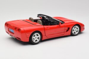 Chevrolet Corvette C5 Cabriolet Rød Bburago 1:18 3076 Metal — billede 3 af 8