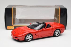 Chevrolet Corvette C5 Cabriolet Torch Rød Maisto 1:18 50318 Metal — billede 8 af 8