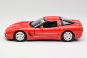 Chevrolet Corvette C5 Rød Bburago 1:18 3066 Metal — billede 4 af 8