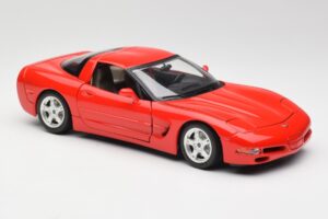 Chevrolet Corvette C5 Rød Bburago 1:18 3066 Metal — billede 6 af 8