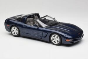 Chevrolet Corvette C5 Nassau Blå Bburago 1:18 30166 Metal — billede 6 af 8