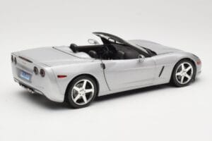 Chevrolet Corvette C6 Cabriolet Sølv Hot Wheels 1:18 B6052 Metal — billede 3 af 8