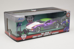 Chevrolet Corvette C6 Stingray The Joker With Figure Jada 1:24 253255020 Metal — billede 2 af 3