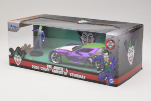 Chevrolet Corvette C6 Stingray The Joker With Figure Jada 1:24 253255020 Metal — billede 3 af 3