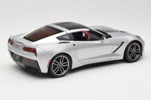 Chevrolet Corvette C7 Sølv Maisto 1:18 38132 Metal — billede 3 af 8