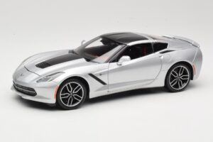 Chevrolet Corvette C7 Sølv Maisto 1:18 38132 Metal
