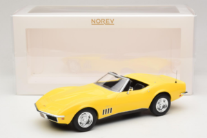 Chevrolet Corvette C3 Cabriolet Daytona Yellow Norev 1:18 189039 Metal — billede 6 af 6