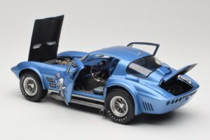 Chevrolet Corvette Grand Sport GT #80 R. Penske Chevrolet Nassau Speed Week 1963 Exoto 1:18 RLG18022 Metal — billede 5 af 8