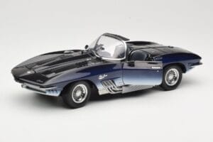 Chevrolet Corvette Mako Shark Mørkeblå UT Models 1:18 21061 Metal — billede 2 af 8