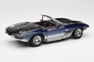 Chevrolet Corvette Mako Shark Mørkeblå UT Models 1:18 21061 Metal — billede 3 af 8