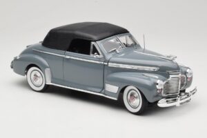 Chevrolet Deluxe Cabriolet Med Blødtag Grå Eagles Race 1:18 7497276 Metal — billede 6 af 8