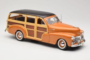 Chevrolet Fleetmaster Woody Guld Maisto 1:18 56042 Metal — billede 6 af 8