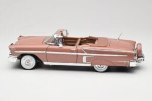 Chevrolet Impala Cabriolet Brun Motormax 1:18 73112 Metal — billede 4 af 8
