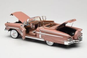 Chevrolet Impala Cabriolet Brun Motormax 1:18 73112 Metal — billede 5 af 8