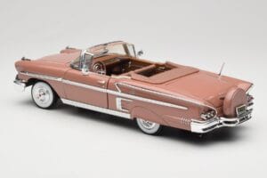 Chevrolet Impala Cabriolet Brun Motormax 1:18 73112 Metal — billede 7 af 8
