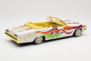 Chevrolet Impala Lowrider White Metallic Hot Wheels 1:18 27635 Metal — billede 3 af 8