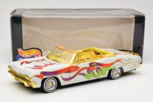 Chevrolet Impala Lowrider White Metallic Hot Wheels 1:18 27635 Metal — billede 8 af 8
