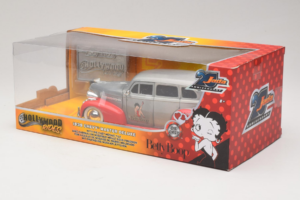 Chevrolet Master Deluxe Dark Silver Metallic Red Jada 1:24 253745012 Metal — billede 3 af 3