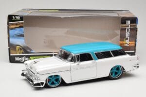 Chevrolet Nomad Hvid Maisto 1:18 32613 Metal — billede 8 af 8