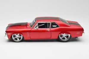 Chevrolet Nova SS Coupe Rød Maisto 1:18 31083-M1 Metal — billede 4 af 8