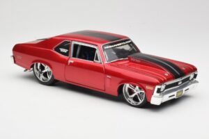 Chevrolet Nova SS Coupe Rød Maisto 1:18 31083-M1 Metal — billede 6 af 8