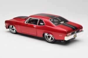 Chevrolet Nova SS Coupe Rød Maisto 1:18 31083-M1 Metal — billede 7 af 8