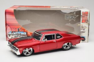 Chevrolet Nova SS Coupe Rød Maisto 1:18 31083-M1 Metal — billede 8 af 8