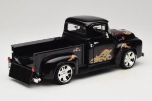 Chevrolet Old School Cody Project Truck & Chopper Set Joyride 1:18 33911 Metal — billede 3 af 8