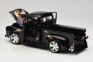 Chevrolet Old School Cody Project Truck & Chopper Set Joyride 1:18 33911 Metal — billede 5 af 8