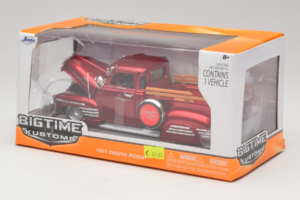 Chevrolet Pickup Bigtime Kustoms Rød Jada 1:24 96802 Metal — billede 3 af 3