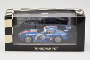 Dodge Viper GTS-R #57 Terrien / Cochet / Dayraut Le Mans 24 Hours 2001 Minichamps 1:43 400011457 Metal — billede 4 af 4