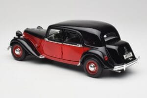 Citroen 15CV 6 Cyl Sort & Rød Valmy Maisto 1:18 56009 Metal — billede 7 af 8