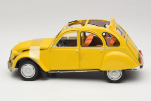 Citroen 2CV 6 Club Mimosa Yellow Norev 1:18 181496 Metal — billede 3 af 6