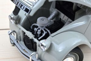 Citroen 2CV AZAM Rosa Grå Norev 1:18 181430 Metal — billede 3 af 3