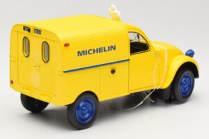 Citroen 2CV Fourgonnette Michelin Bibendum Norev 1:18 181502 Metal — billede 2 af 6
